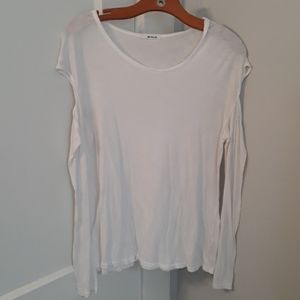 La made long sleeve cut out shirt